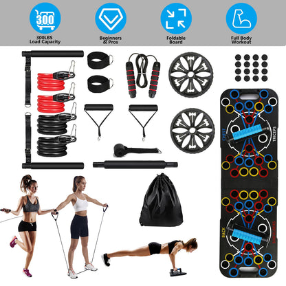 Multifunctional Push Up Board Home Gym Set