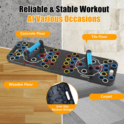 Multifunctional Push Up Board Home Gym Set